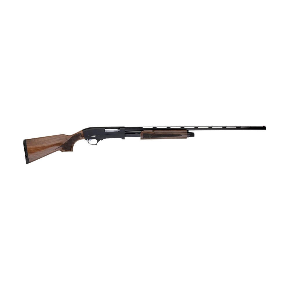 tristar 23143 cobra iii compact 410 gauge pump 3" 5+1 24" black vent rib barrel, black steel receiver, fixed walnut stock, beretta/benelli choke tubes, right hand TriStar 23143 Cobra III Compact 410 Gauge Pump 3" 5+1 24" Black Vent Rib Sports South item 128755
