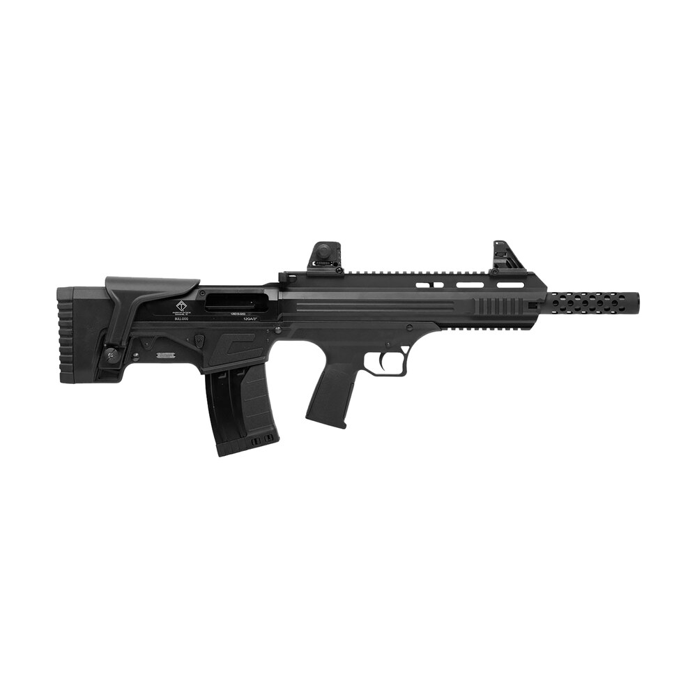 ati atig20bdb bulldog 20 gauge 3" 16" 5+1 black steel barrel, black aluminum receiver, picatinny rail, black fixed bullpup stoc & grip ATI ATIG20BDB Bulldog 20 Gauge 3" 16" 5+1 Black Steel Sports South item 128770