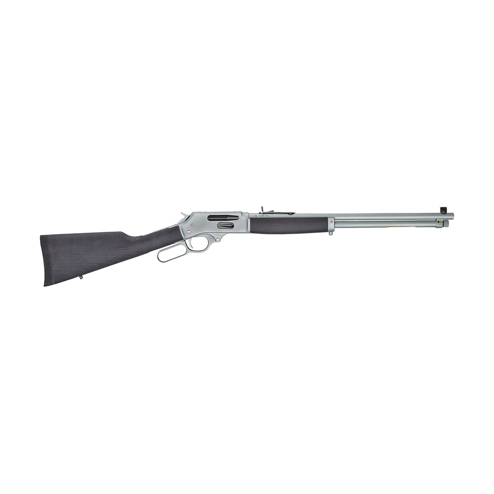 henry h009gaw side gate all weather full size 30 30 win 5+1 20" hard chrome plated steel barrel, satin hard chrome steel receiver, stained hardwood stock right hand Henry H009GAW Side Gate All Weather Full Size 30-30 Win 5+1 20" Hard Chrome Plated Steel Sports South item 128821