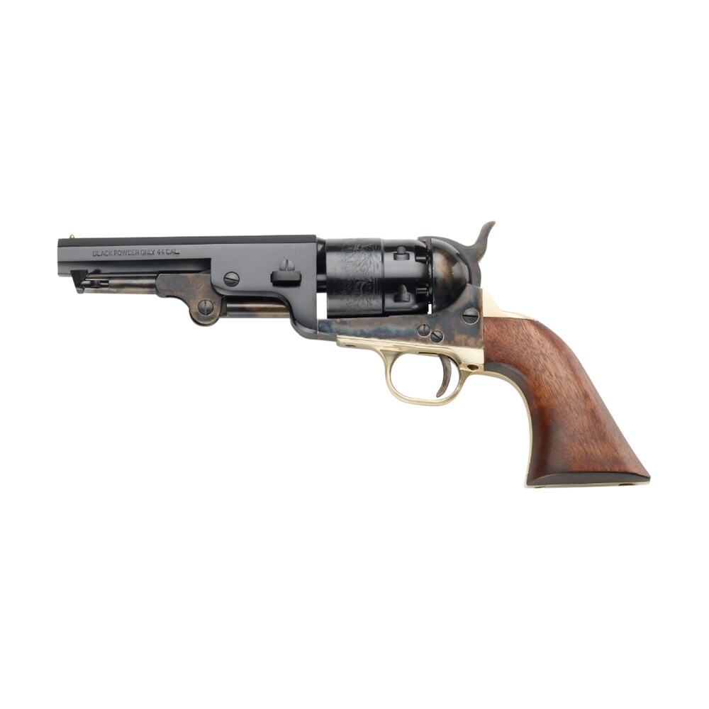 pietta pf51ch44512 1851 navy yank sheriff 44 cal 6 shot 4.88" blued octagonal steel barrel & cylinder, color case hardened frame, walnut grip Pietta PF51CH44512 1851 Navy Yank Sheriff 44 Cal 6 Shot 4.88" Blued Octagonal Steel Barrel Sports South item 128852