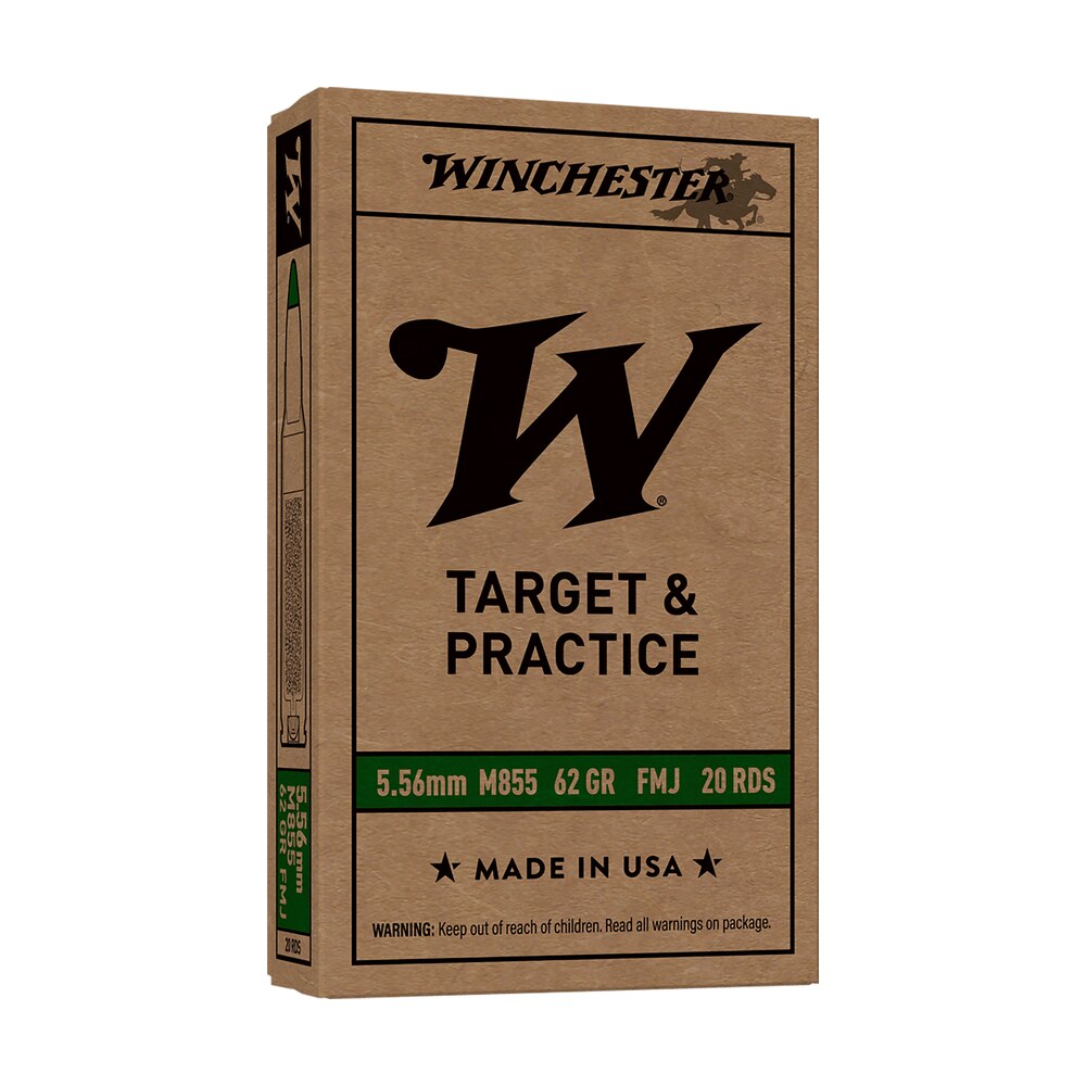winchester ammo wm855k usa m855 green tip 5.56x45mmnato 62gr full metal jacket lead core 20 per box/50 case Winchester Ammo WM855K USA M855 Green Tip 5.56x45mmNATO 62gr Full Metal Jacket Lead Core 20 Per Sports South item 129082