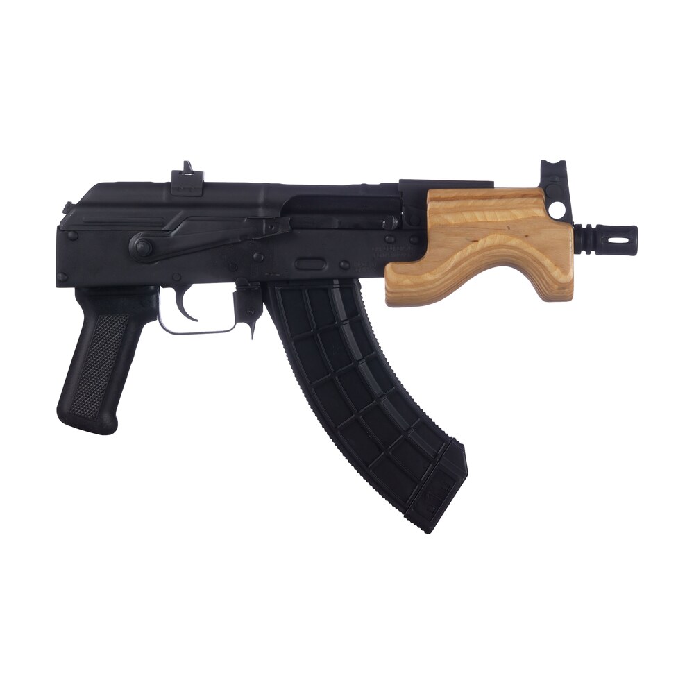 century arms hg2797n draco micro 7.62x39mm 30+1 6.25″ black threaded barrel, black steel receiver, black polymer grip, right hand, includes magazine Century Arms HG2797N Draco Micro 7.62x39mm 30+1 6.25" Black Threaded Sports South item 1292