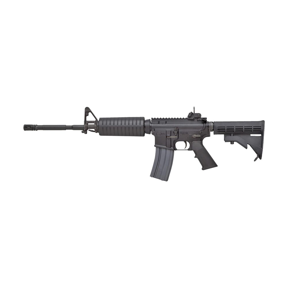 colt mfg cr6920 m4 carbine 5.56x45mm nato 30+1 16.10" black steel barrel, black aluminum receiver w/picatinny rail, 4 position collapsible black synthetic stock, black polymer grip, right hand Colt Mfg CR6920 M4 Carbine 5.56x45mm NATO 30+1 16.10" Black Steel Sports South item 129223