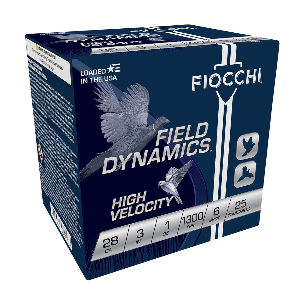 fiocchi 283hv6 field dynamics high velocity 28gauge 3" 1oz 6shot 25 per box/10 case Fiocchi 283HV6 Field Dynamics High Velocity 28Gauge 3" 1oz 6Shot 25 Per Box/10 Case Sports South item 129246