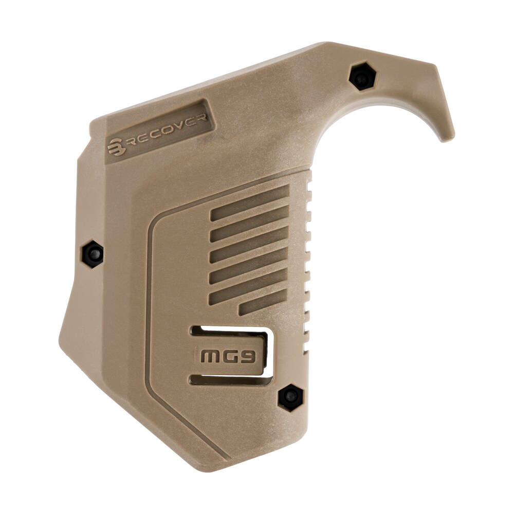 recover tactical mg9 02 angled mag pouch tan polymer, picatinny rail mount, compatible w/ glock Recover Tactical MG9-02 Angled Mag Pouch Tan Polymer, Picatinny Rail Mount, Compatible Sports South item 129279