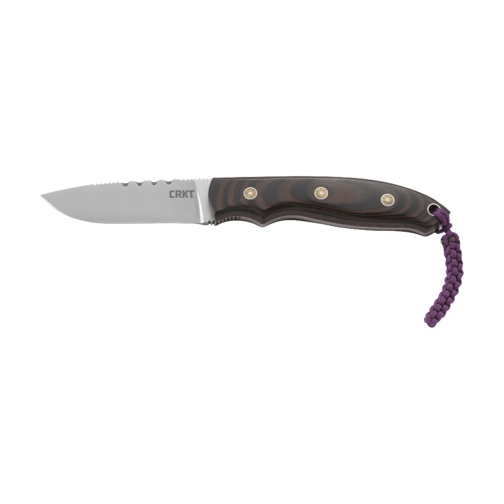 crkt 2861 hunt'n fisch 2.99" fixed plain satin 9cr18mov ss blade/multi color g10 handle includes lanyard/sheath CRKT 2861 Hunt'N Fisch 2.99" Fixed Plain Satin 9Cr18MoV SS Blade/Multi-Color G10 Handle Sports South item 129426