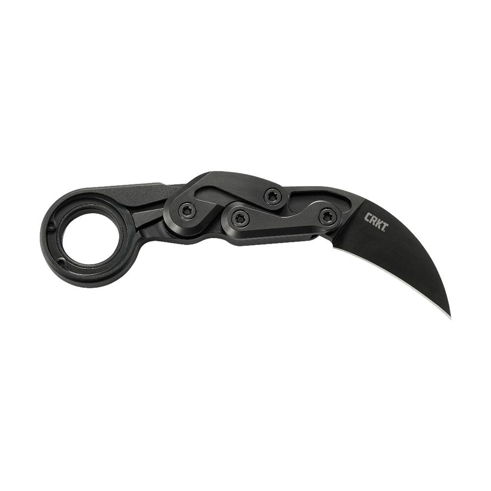 crkt 4042 provoke first responder 2.41" folding plain black tin d2 steel blade/black aluminum handle includes sheath CRKT 4042 Provoke First Responder 2.41" Folding Plain Black TiN D2 Steel Blade/Black Aluminum Sports South item 129441