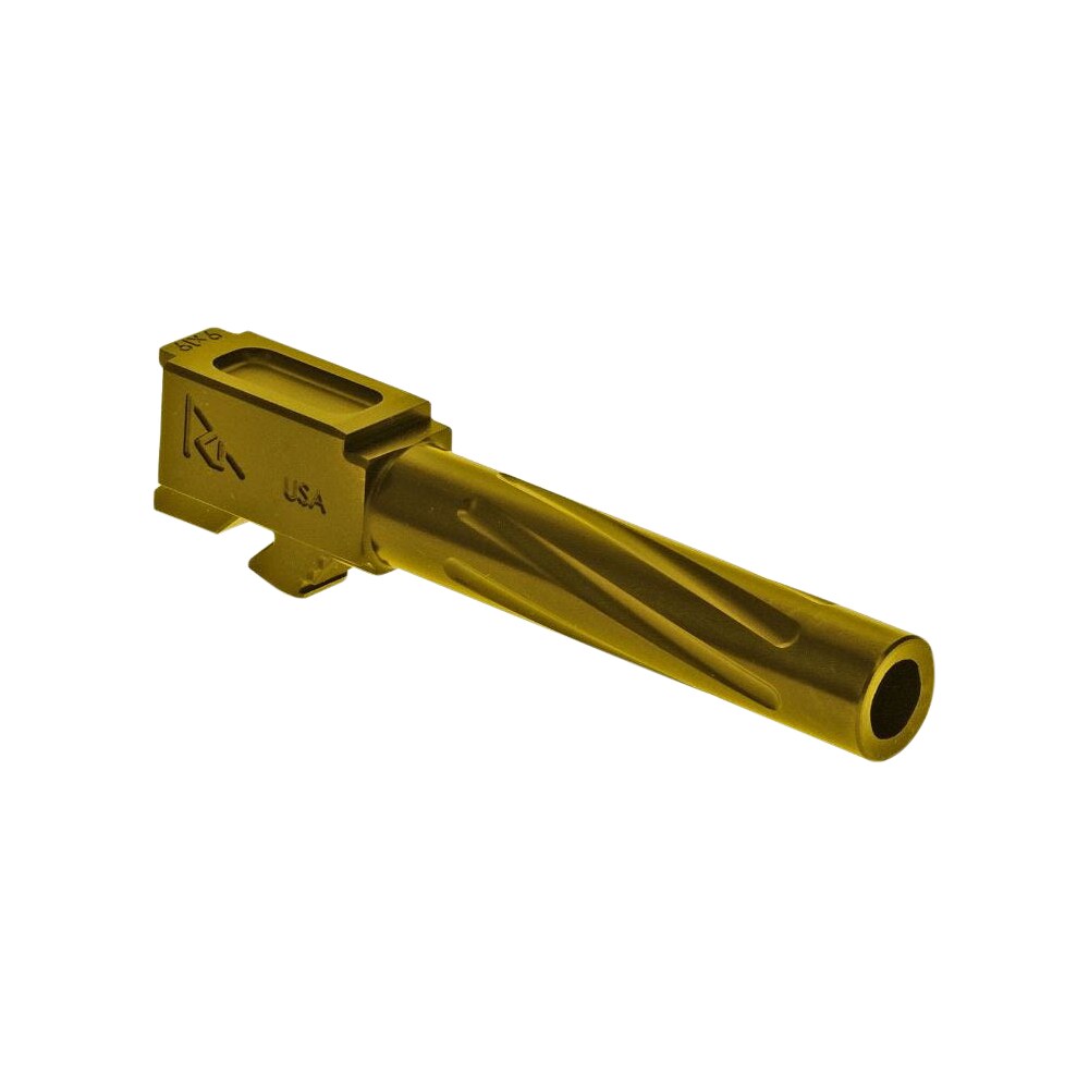 rival arms ra20g203e precision v1 match grade 9mm luger compatible w/glock 19 gen5, 4.02" fluted gold pvd stainless steel Rival Arms RA20G203E Precision V1 Match Grade 9mm Luger Compatible Sports South item 129795