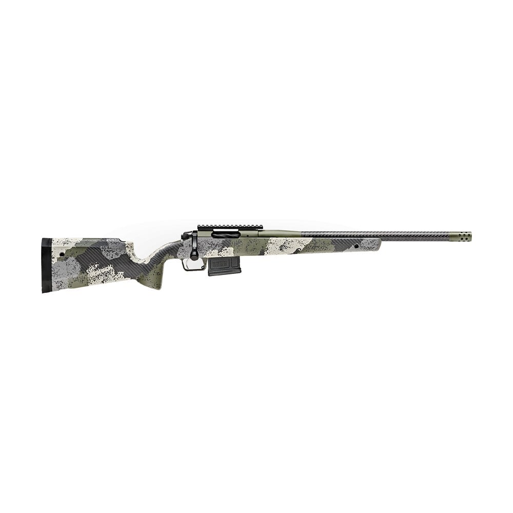 springfield armory baw920308cfg 2020 waypoint 308 win,7.62x51mm nato 5+1 20" cf evergreen camo hybrid profile w/m lok stock mil spec green cerakote right hand Springfield Armory BAW920308CFG 2020 WayPoint 308 Win,7.62x51mm NATO 5+1 20" CF Evergreen Camo Sports South item 129937