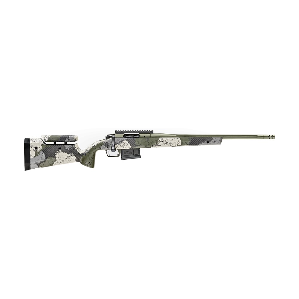 springfield armory baw9206cmga 2020 waypoint 6mm creedmoor 5+1 20" evergreen camo hybrid profile w/adjustable cheek comb stock mil spec green cerakote right hand Springfield Armory BAW9206CMGA 2020 WayPoint 6mm Creedmoor 5+1 20" Evergreen Camo Hybrid Sports South item 129943