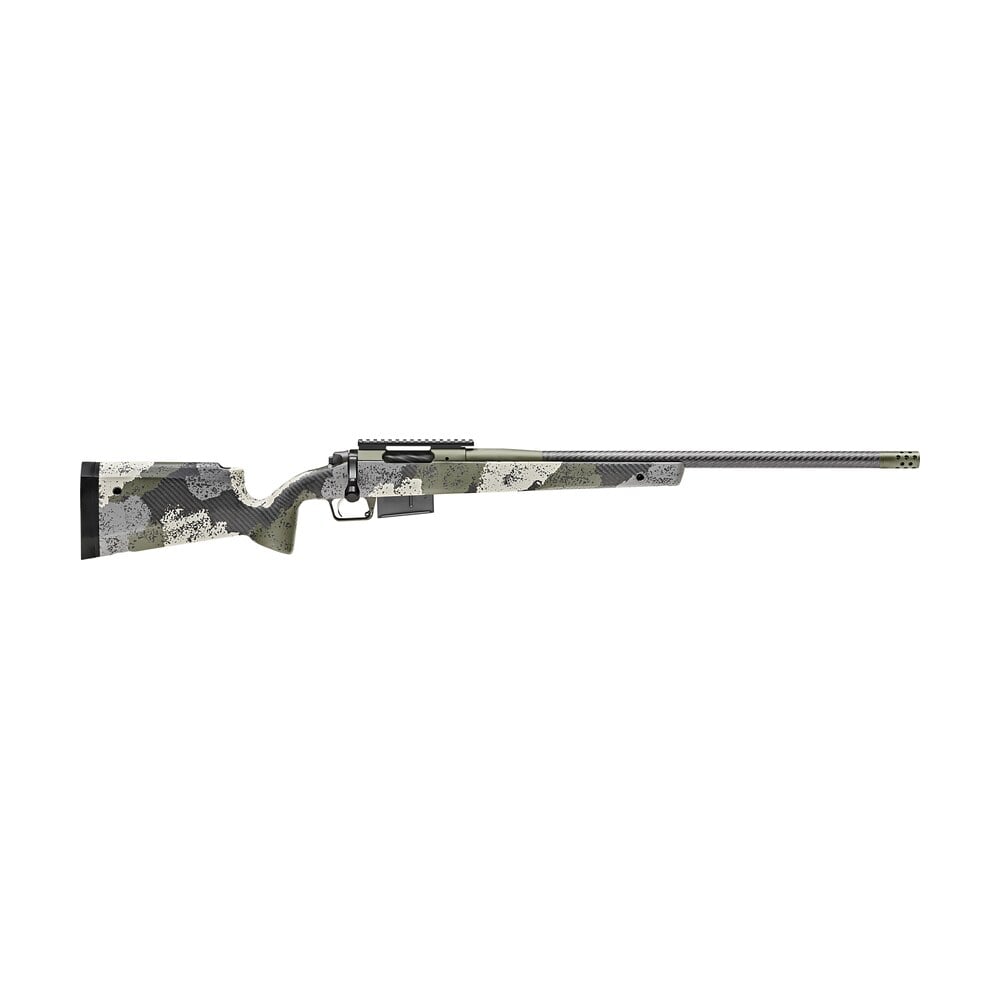 springfield armory baw92465prccfg 2020 waypoint 6.5 prc 3+1 24" cf evergreen camo hybrid profile w/m lok stock mil spec green cerakote right hand Springfield Armory BAW92465PRCCFG 2020 WayPoint 6.5 PRC 3+1 24" CF Evergreen Camo Hybrid Sports South item 129961