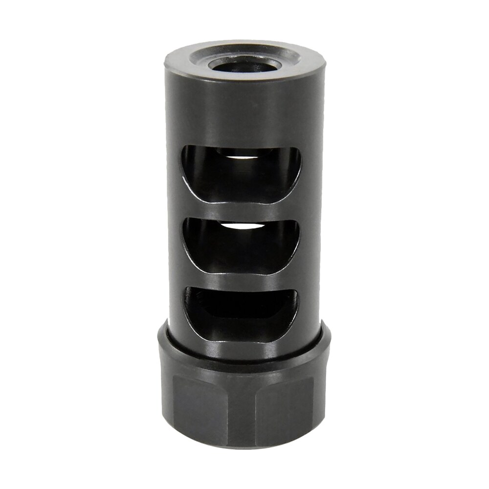 american precision arms g2m1230n gen 2 micro bastard self timing brake black nitride stainless steel with 1/2" 28 tpi threads, 1.86" oal, & .750" diameter for 30 cal ar platform & hunting rifles American Precision Arms G2M1230N Gen 2 Micro Bastard Self Timing Brake Black Nitride Stainless Sports South item 130017