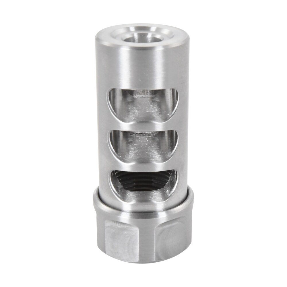 american precision arms g2m1230s gen 2 micro bastard self timing brake stainless steel with 1/2" 28 tpi threads, 1.86" oal & .750" diameter for 30 cal ar platform & hunting rifles American Precision Arms G2M1230S Gen 2 Micro Bastard Self Timing Brake Stainless Steel Sports South item 130018