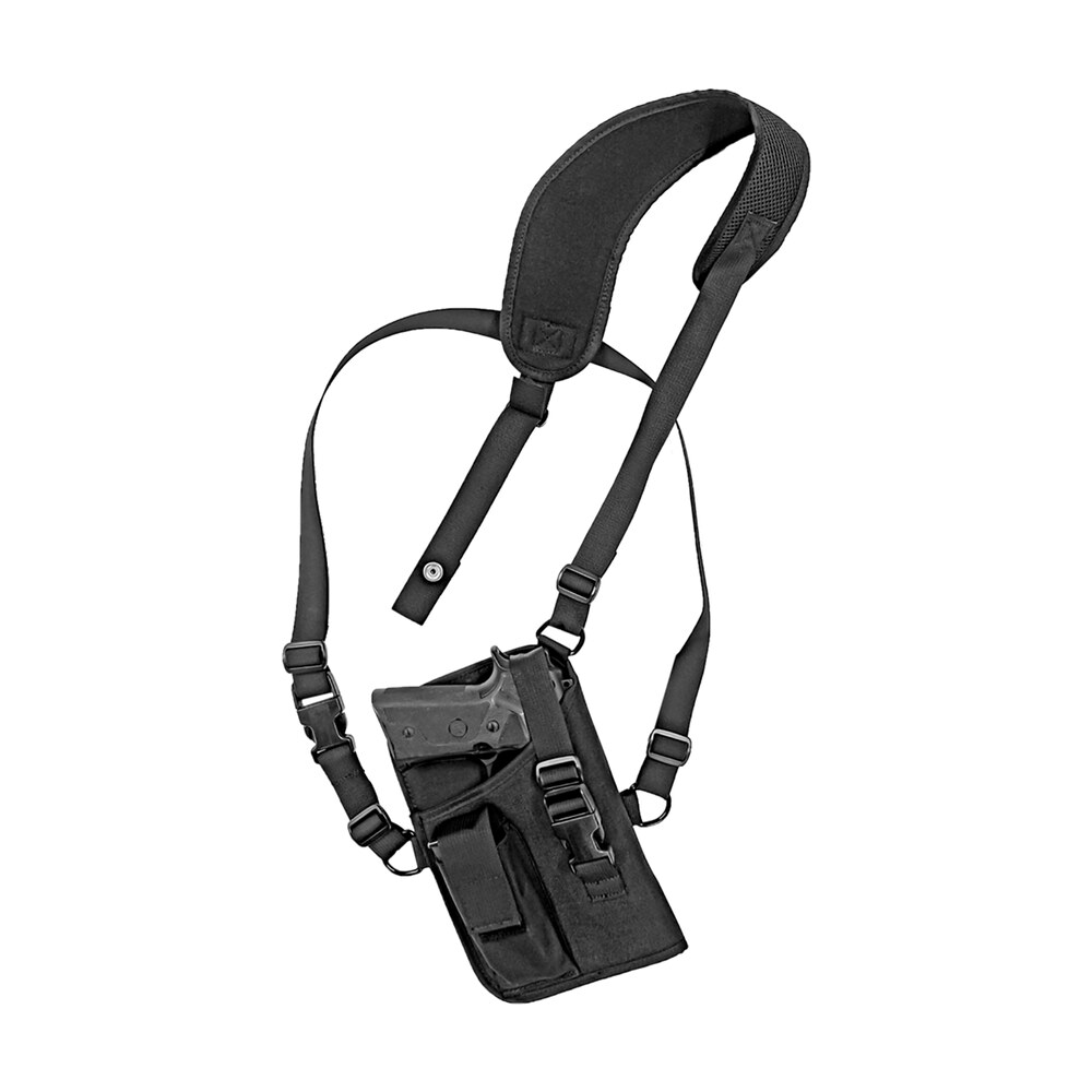 grovtec us inc gthl15105r trail pack shoulder black nylon harness fits large semi auto fits 4.50 5" barrel right hand GrovTec US Inc GTHL15105R Trail Pack Shoulder Black Nylon Harness Sports South item 130083