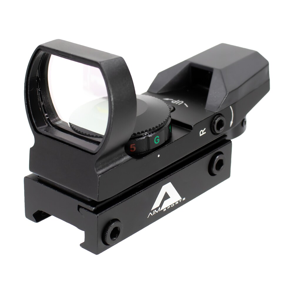aim sports rt4s01 reflex sight special ops edition matte black 1x 24mm x 34mm red/green multi reticle Aim Sports RT4S01 Reflex Sight Special Ops Edition Matte Black 1x 24mm x 34mm Red/Green Multi Sports South item 130100