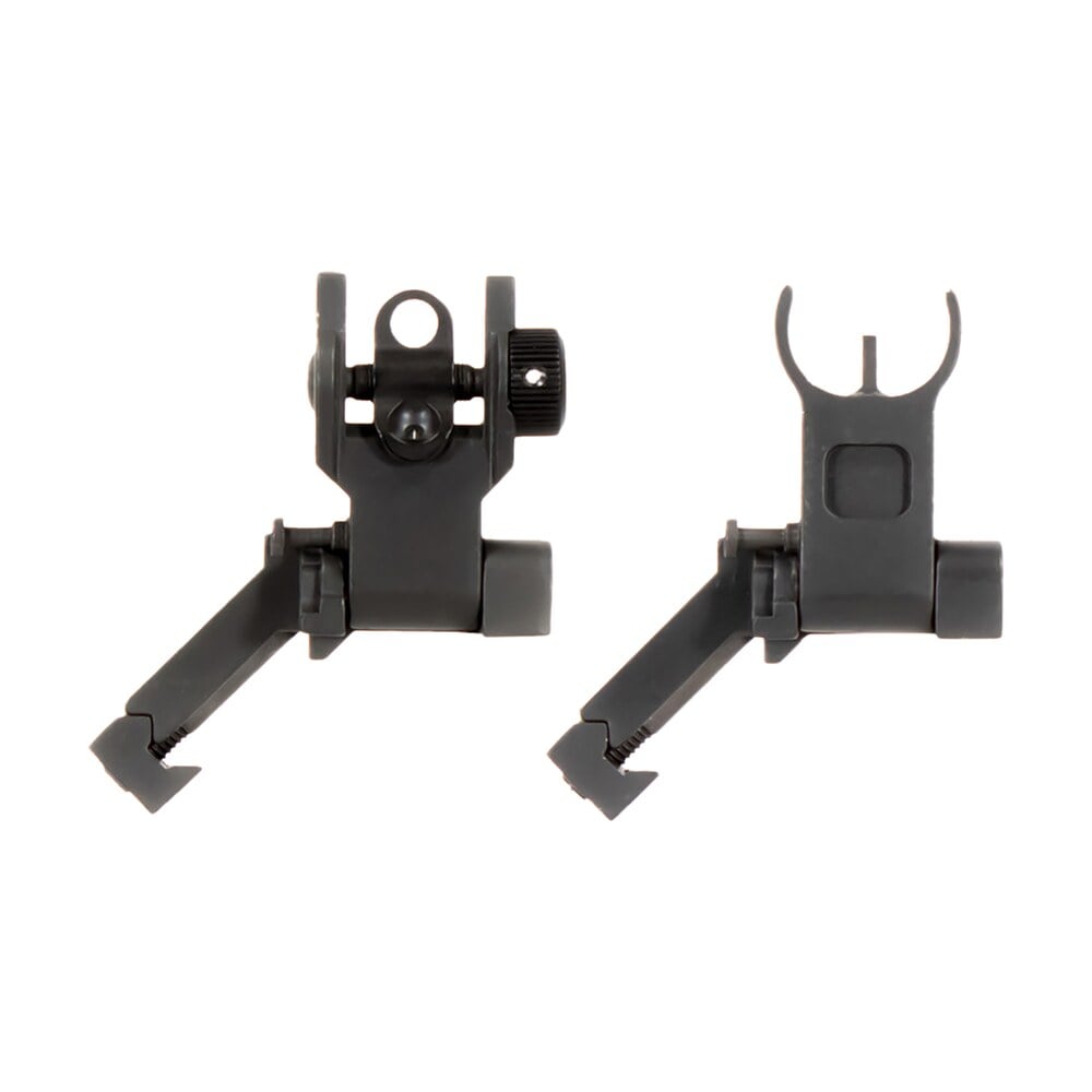 aim sports mt45fs ar low profile 45 degree flip up sight set black anodized 45 degree low profile for ar 15 Aim Sports MT45FS AR Low Profile 45 Degree Flip-Up Sight Set Black Anodized 45 Degree Low Sports South item 130101
