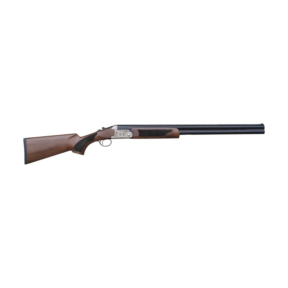 pointer kar41028 acrius full size 410 gauge break open 3" 2rd 28" black over/under vent rib barrel, nickel steel laser etched receiver, fixed turkish walnut stock, ambidextrous Pointer KAR41028 Acrius Full Size 410 Gauge Break Open 3" 2rd 28" Black Over/Under Vent Rib Sports South item 130174
