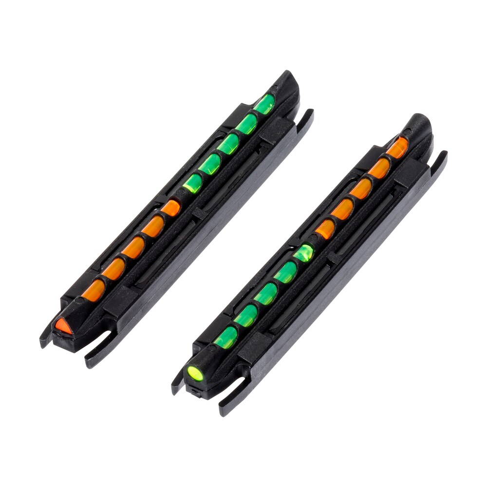 hiviz to300 two in one magnetic front sight black | green/orange fiber optic HiViz TO300 Two-In-One Magnetic Front Sight Black | Green/Orange Fiber Optic Sports South item 130399