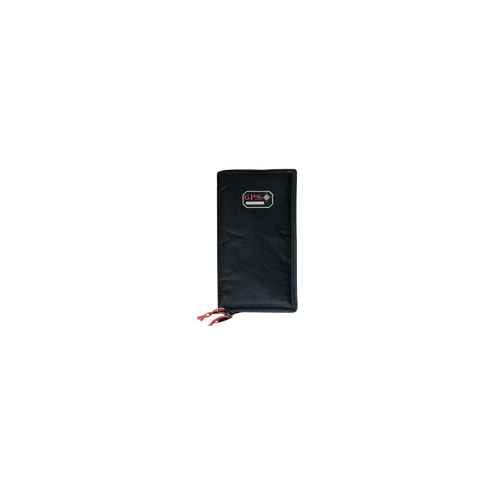 gps bags gps865ps pistol sleeve medium black nylon with locking zippers & thin design holds 1 handgun GPS Bags GPS865PS Pistol Sleeve Medium Black Nylon Sports South item 130486