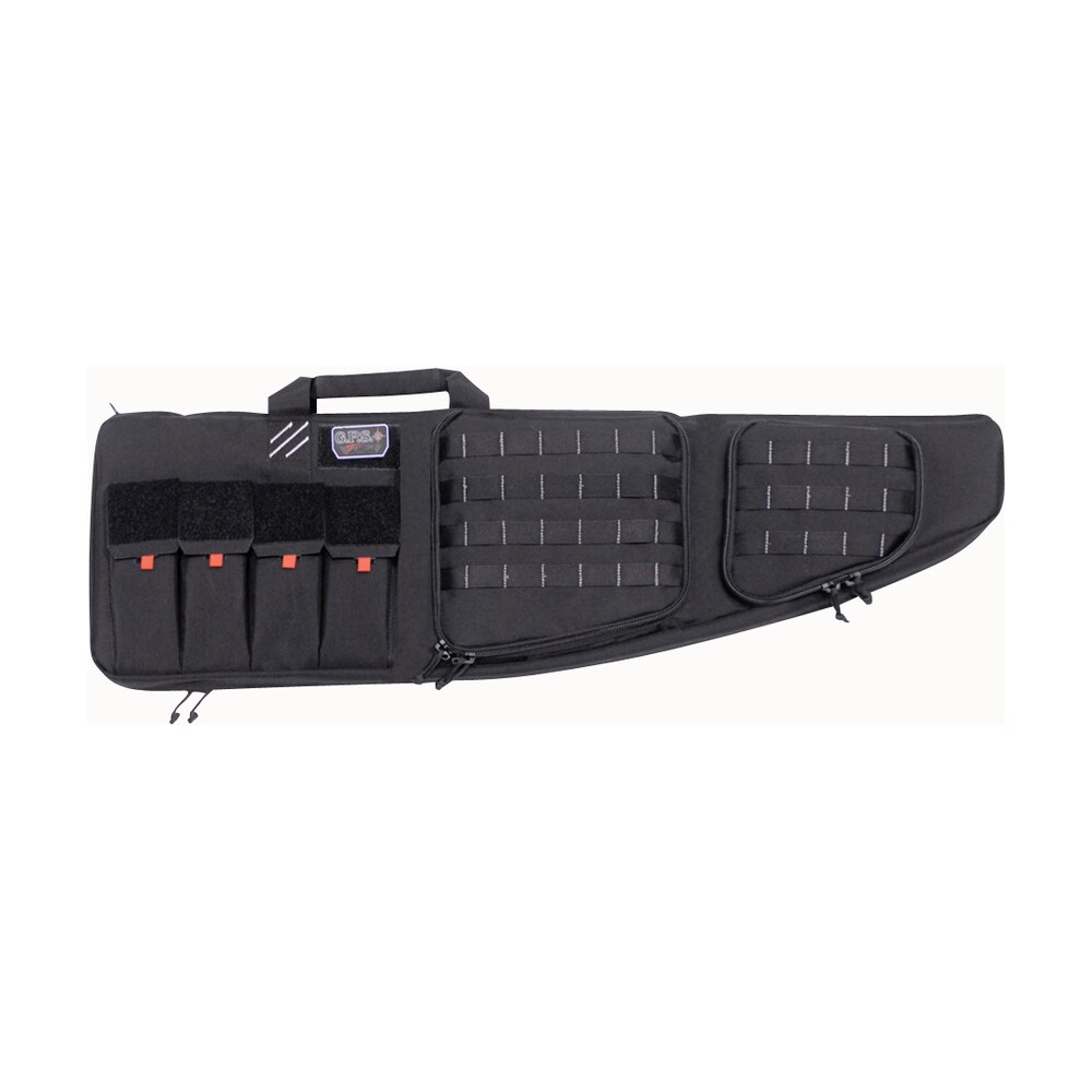 gps bags t42arb tactical ar case 42" black 1000d nylon with mag & storage pockets, lockable zippers, external handgun pocket & visual id storage system GPS Bags T42ARB Tactical AR Case 42" Black 1000D Nylon Sports South item 130538