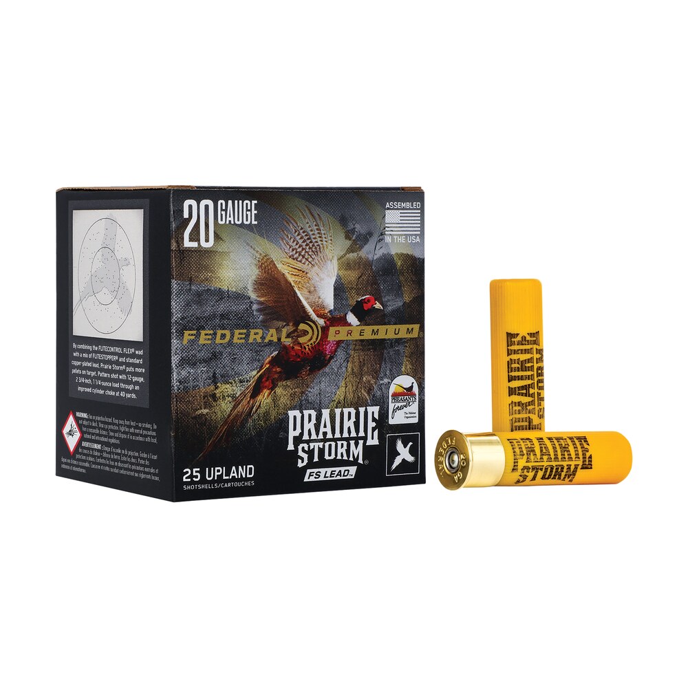 federal pfx258fs6 premium prairie storm fs 20gauge 3" 1 1/4oz 6shot 25 per box/10 case Federal PFX258FS6 Premium Prairie Storm FS 20Gauge 3" 1 1/4oz 6Shot 25 Per Box/10 Case Sports South item 130681