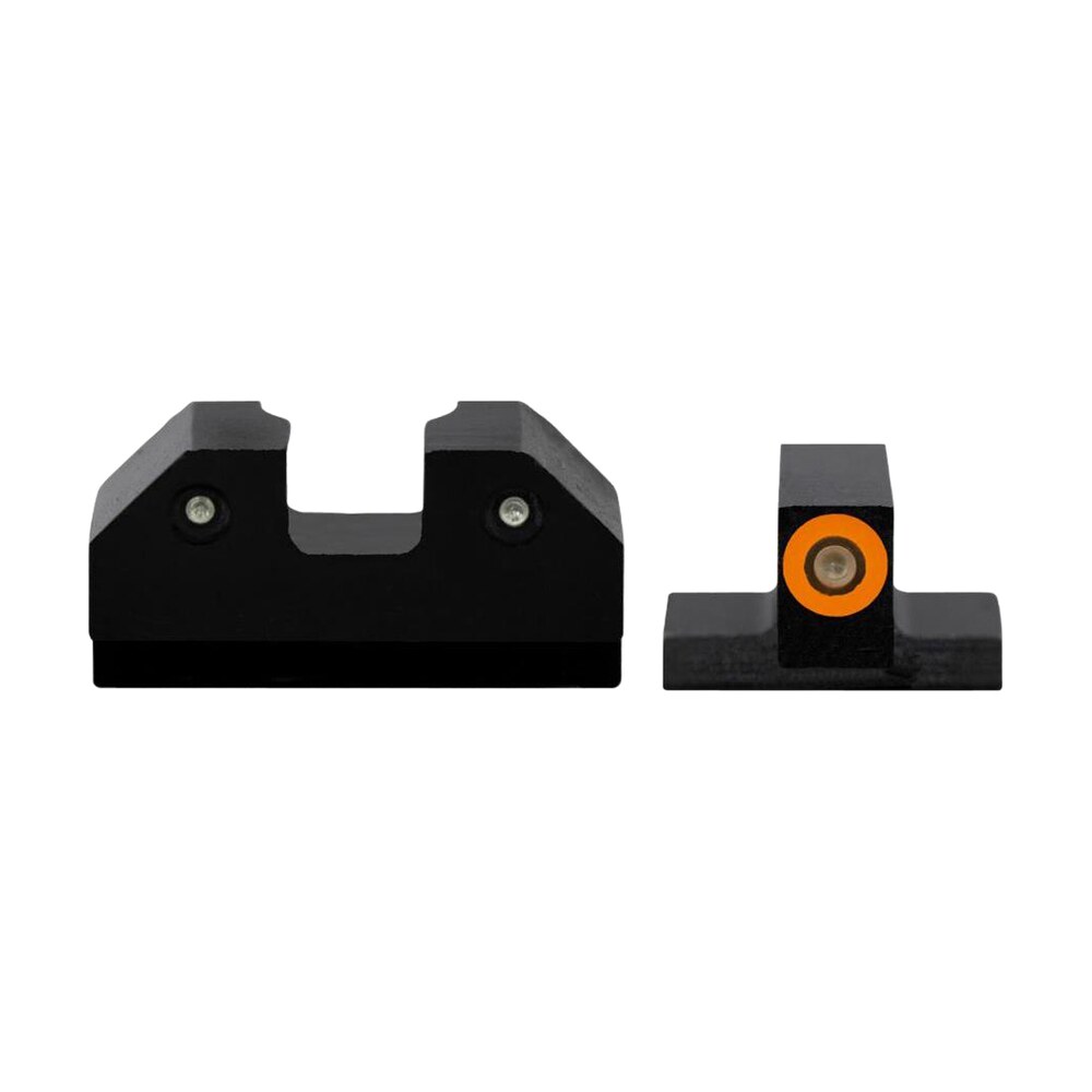 xs sights ckr002p6n r3d night sights canik black | green tritium orange outline front sight green tritium rear sight XS Sights CKR002P6N R3D Night Sights- Canik Black | Green Tritium Orange Outline Front Sight Sports South item 130840