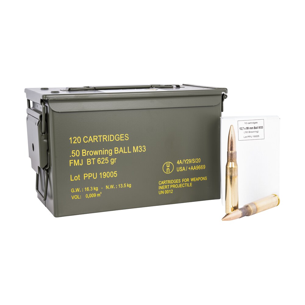 ppu pprm50m rangemaster 50bmg 625gr full metal jacket/ 120rds *sold by case *includes metal can PPU PPRM50M Rangemaster 50BMG 625gr Full Metal Jacket/ 120rds *Sold by Case *Includes Metal Can Sports South item 131016