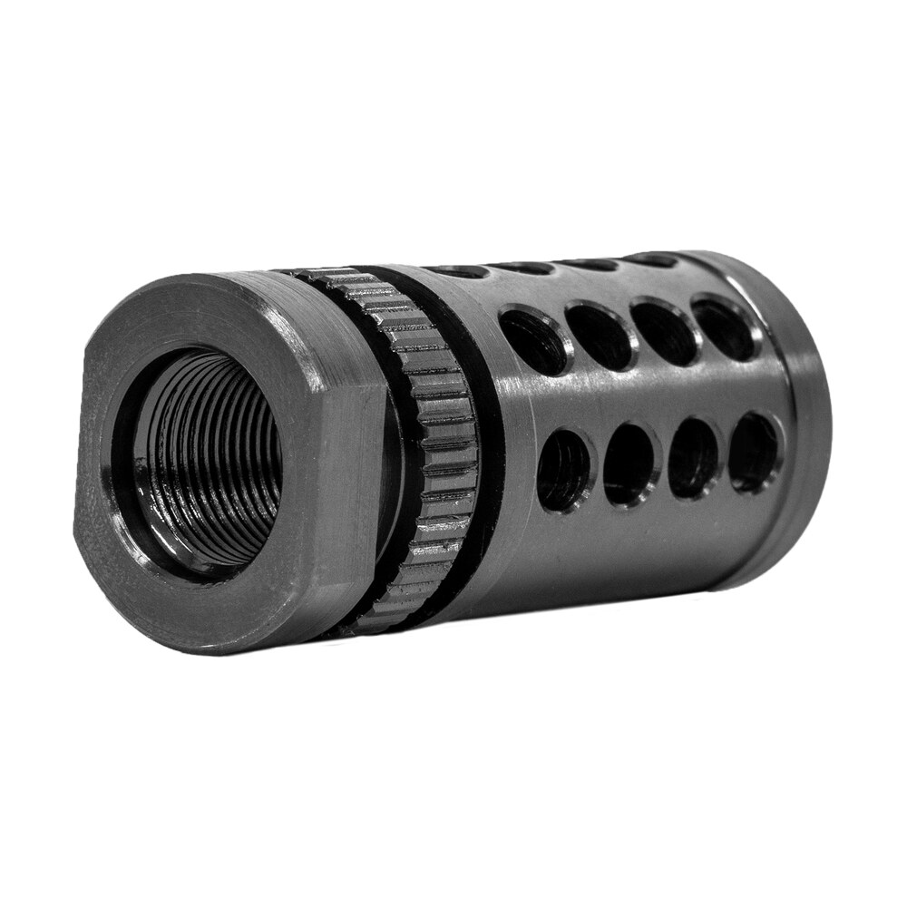 grovtec us inc gthm317 g nite flash suppressor black nitride steel with 1/2" 28 tpi threads for 223 cal GrovTec US Inc GTHM317 G-Nite Flash Suppressor Black Nitride Steel Sports South item 131206