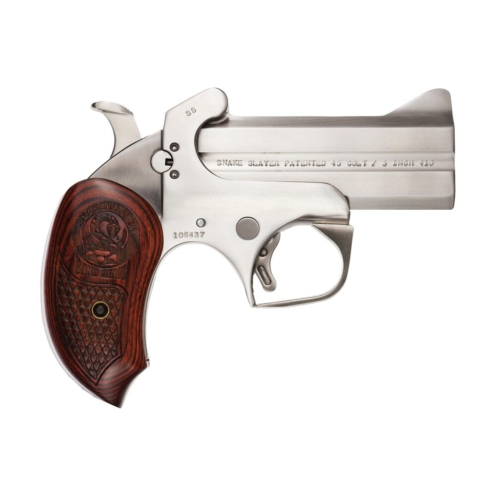 bond arms bass snakeslayer original 45 colt/410 gauge 2rd shot 3.50″ stainless w/rosewood grips Bond Arms BASS Snakeslayer Original 45 Colt/410 Gauge 2rd Shot 3.50" Stainless Sports South item 13124