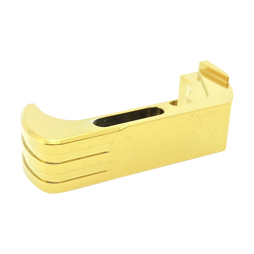 cross armory crg5mcgd mag catch extended compatible w/glock gen4 5 gold anodized aluminum Cross Armory CRG5MCGD Mag Catch Extended Compatible Sports South item 131267