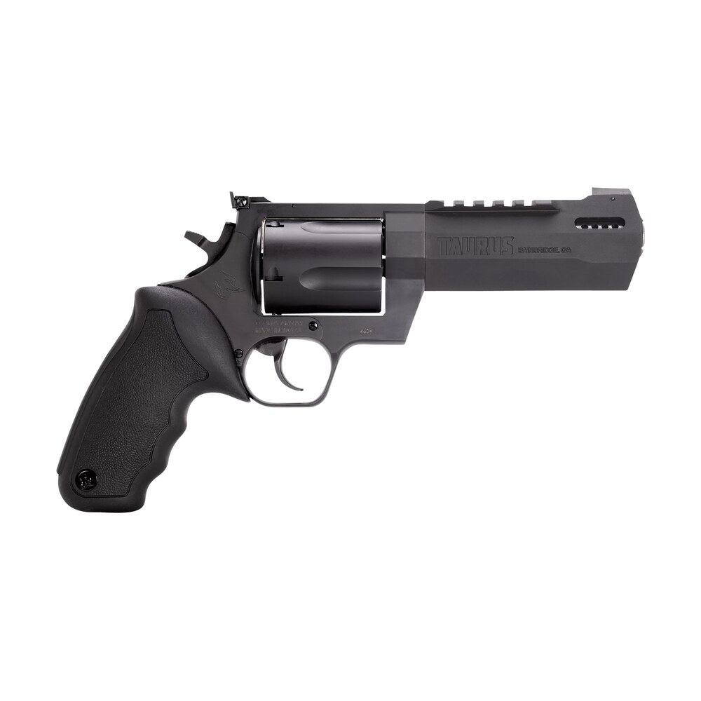 taurus 2460051rh raging hunter 460 s&w mag 5rd 5.12" matte black barrel matte black oxide steel cylinder & frame black rubber with integrated cushion insert grip Taurus 2460051RH Raging Hunter 460 S&W Mag 5rd 5.12" Matte Black Barrel Matte Black Oxide Sports South item 131299