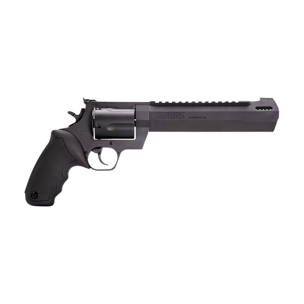 taurus 2460081rh raging hunter 460 s&w mag 5rd 8.37" matte black barrel matte black oxide steel cylinder & frame black rubber with integrated cushion insert grip Taurus 2460081RH Raging Hunter 460 S&W Mag 5rd 8.37" Matte Black Barrel Matte Black Oxide Sports South item 131303