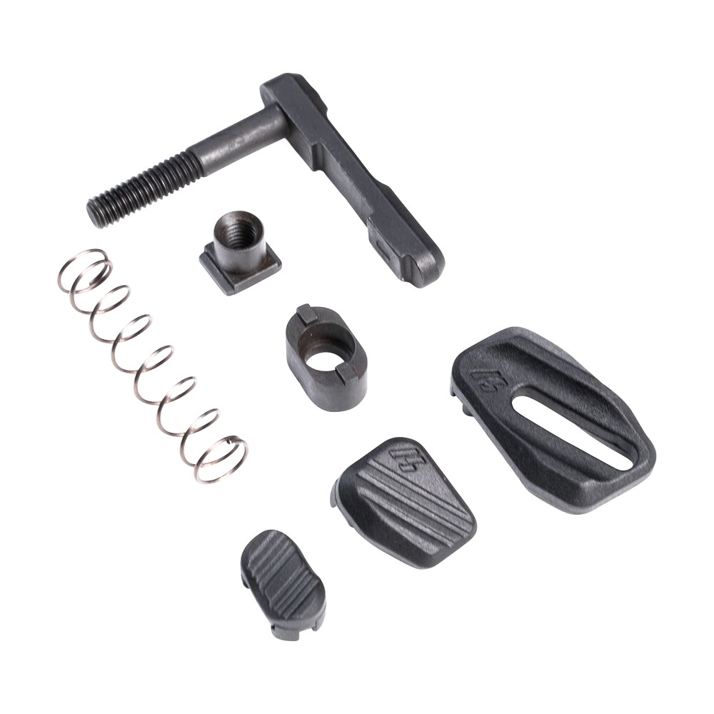 strike industries armmr modular magazine release made of steel with polymer button & black finish for ar platform Strike Industries ARMMR Modular Magazine Release made of Steel Sports South item 131389