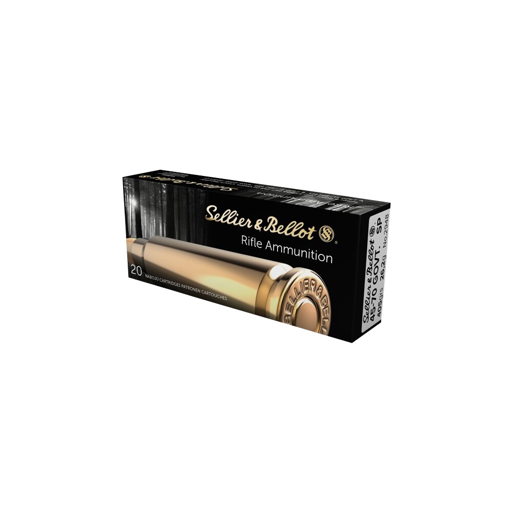 sellier & bellot sb4570a rifle 45 70gov 405gr soft point 20 per box/12 case Sellier & Bellot SB4570A Rifle 45-70Gov 405gr Soft Point 20 Per Box/12 Case Sports South item 131633