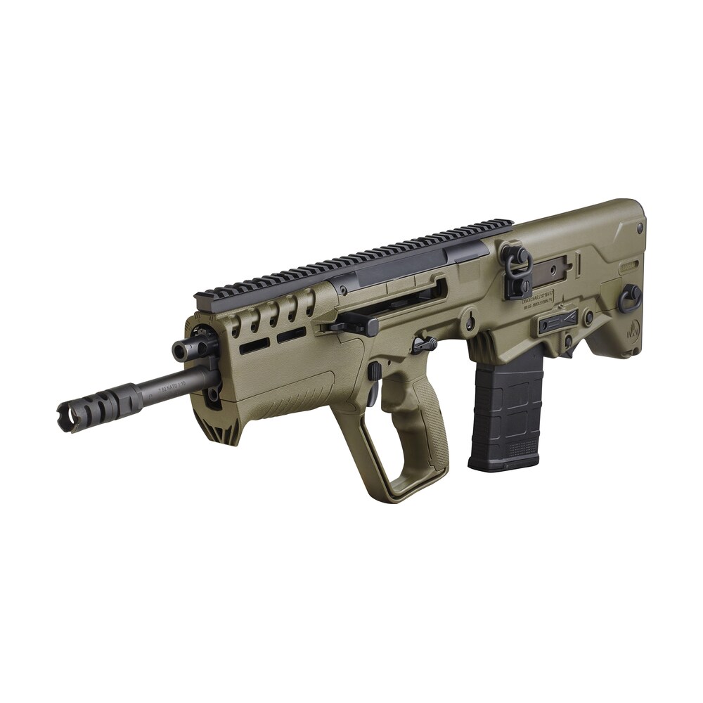 iwi us t7g2010 tavor 7 7.62x51mm nato caliber with 20" barrel, 10+1 capacity, od green metal finish, od green fixed bullpup stock & polymer grip ambidextrous hand IWI US T7G2010 Tavor 7 7.62x51mm NATO Caliber Sports South item 131664