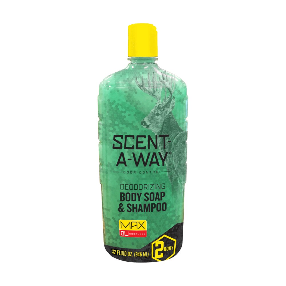 scent a way 07758 shampoo/body wash odor eliminator odorless scent vegetable proteins 32oz bottle Scent-A-Way 07758 Shampoo/Body Wash Odor Eliminator Odorless Scent Vegetable Proteins 32oz Sports South item 131895