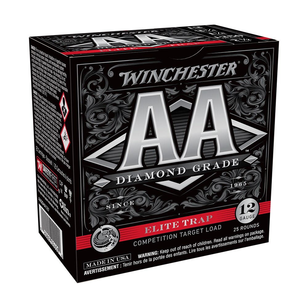 winchester ammo aadgha127 aa diamond grade elite trap 12gauge 2.75" 1 1/8oz 7.5shot 25 per box/10 case Winchester Ammo AADGHA127 AA Diamond Grade Elite Trap 12Gauge 2.75" 1 1/8oz 7.5Shot 25 Per Sports South item 132170