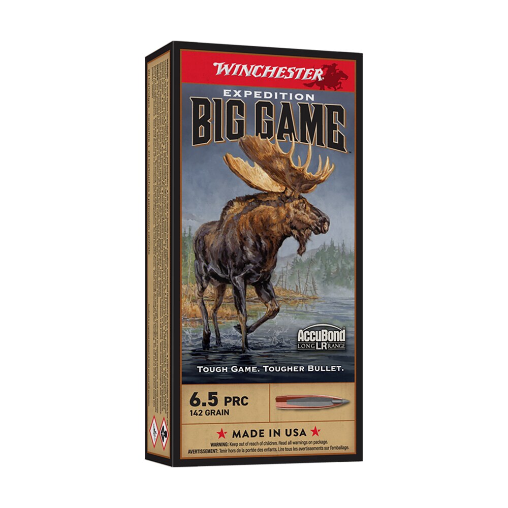 winchester ammo s65plr expedition big game long range 6.5prc 142gr nosler accubond long range 20 per box/10 case Winchester Ammo S65PLR Expedition Big Game Long Range 6.5PRC 142gr Nosler AccuBond Long Range Sports South item 132178