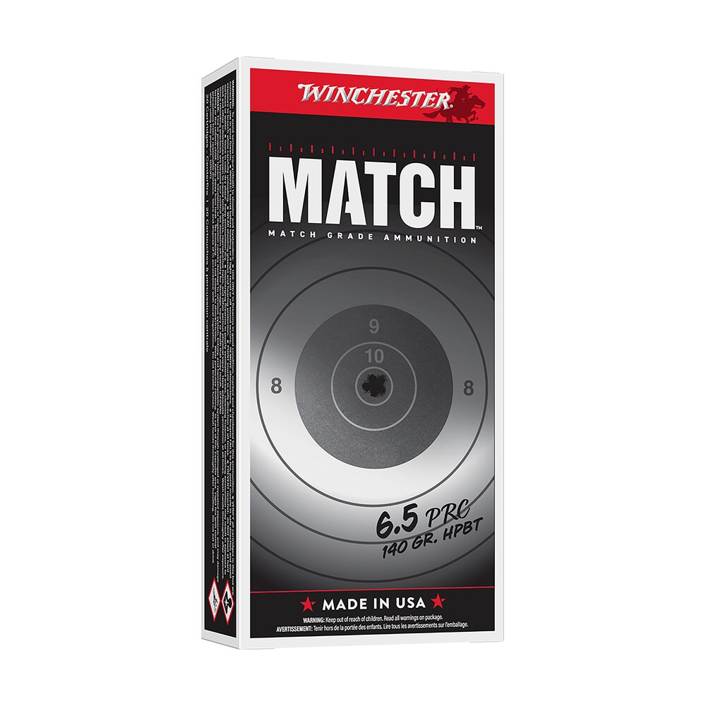 winchester ammo s65pm match 6.5prc 140gr sierra matchking bthp 20 per box/10 case Winchester Ammo S65PM Match 6.5PRC 140gr Sierra MatchKing BTHP 20 Per Box/10 Case Sports South item 132179