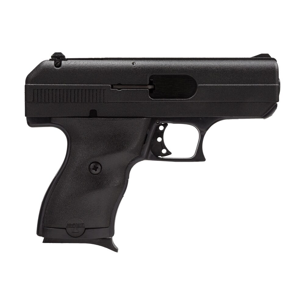 hi point 916hct1 c9 9mm luger 8+1 3.50″ black steel barrel, black powder coated serrated steel slide, black polymer frame, black plastic grip, mtm case, tuff1 grip Hi-Point 916HCT1 C9 9mm Luger 8+1 3.50" Black Steel Sports South item 13237
