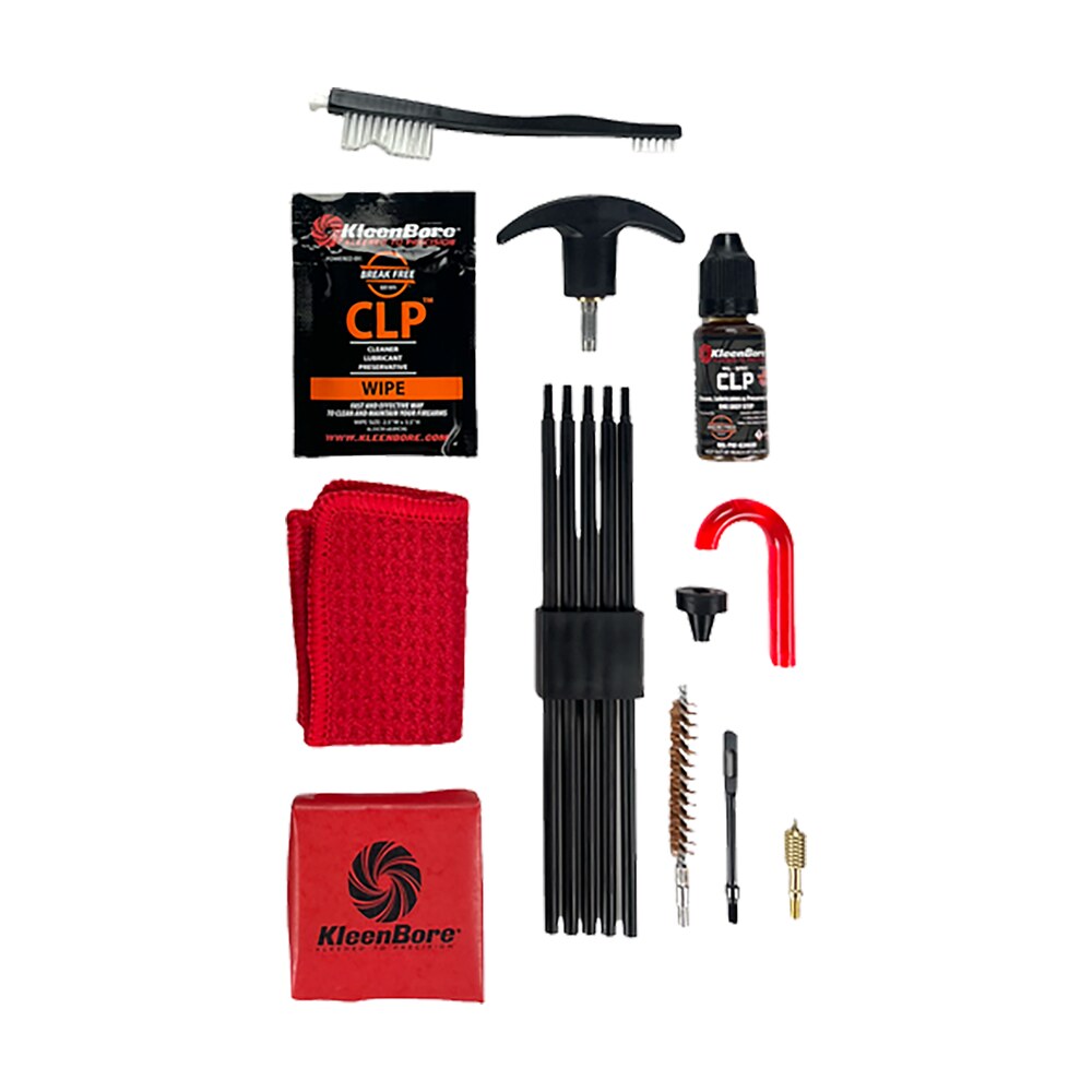 kleenbore k309 rifle classic cleaning kit .35/ 9mm pcc cal carbine rifle nylon bristles phosphor bronze bristles KleenBore K309 Rifle Classic Cleaning Kit .35/ 9mm PCC Cal Carbine Rifle Nylon Bristles Sports South item 132433