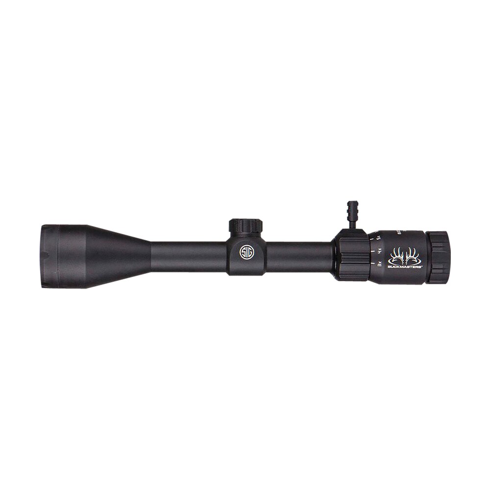 sig sauer electro optics sobm43001 buckmasters black anodized 3 12x44mm 1" tube bdc reticle Sig Sauer Electro-Optics SOBM43001 Buckmasters Black Anodized 3-12x44mm 1" Tube BDC Reticle Sports South item 132529