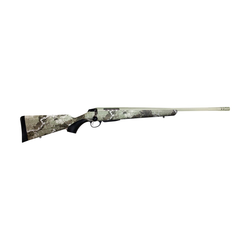 tikka jrtxva319 t3x lite 6.5 prc 3+1 24.30" fluted/threaded, desert verde cerakote barrel/rec, veil alpine synthetic stock, interchangeable grip, muzzle brake Tikka JRTXVA319 T3x Lite 6.5 PRC 3+1 24.30" Fluted/Threaded, Desert Verde Cerakote Barrel/Rec, Sports South item 132607