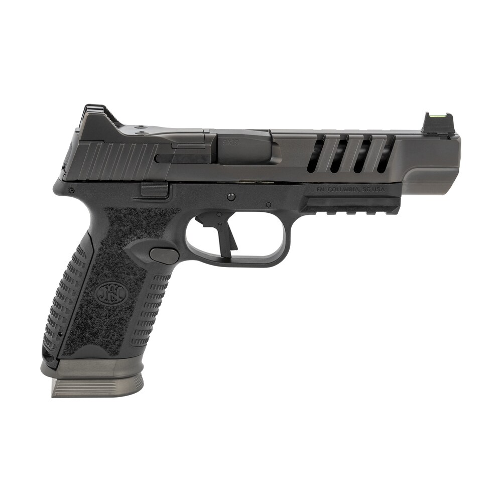 fn 66100843 509 ls edge 9mm luger 5" barrel 17+1, matte black polymer frame with mounting rail, no manual safety, optics ready FN 66100843 509 LS Edge 9mm Luger 5" Barrel 17+1, Matte Black Polymer Frame Sports South item 132774