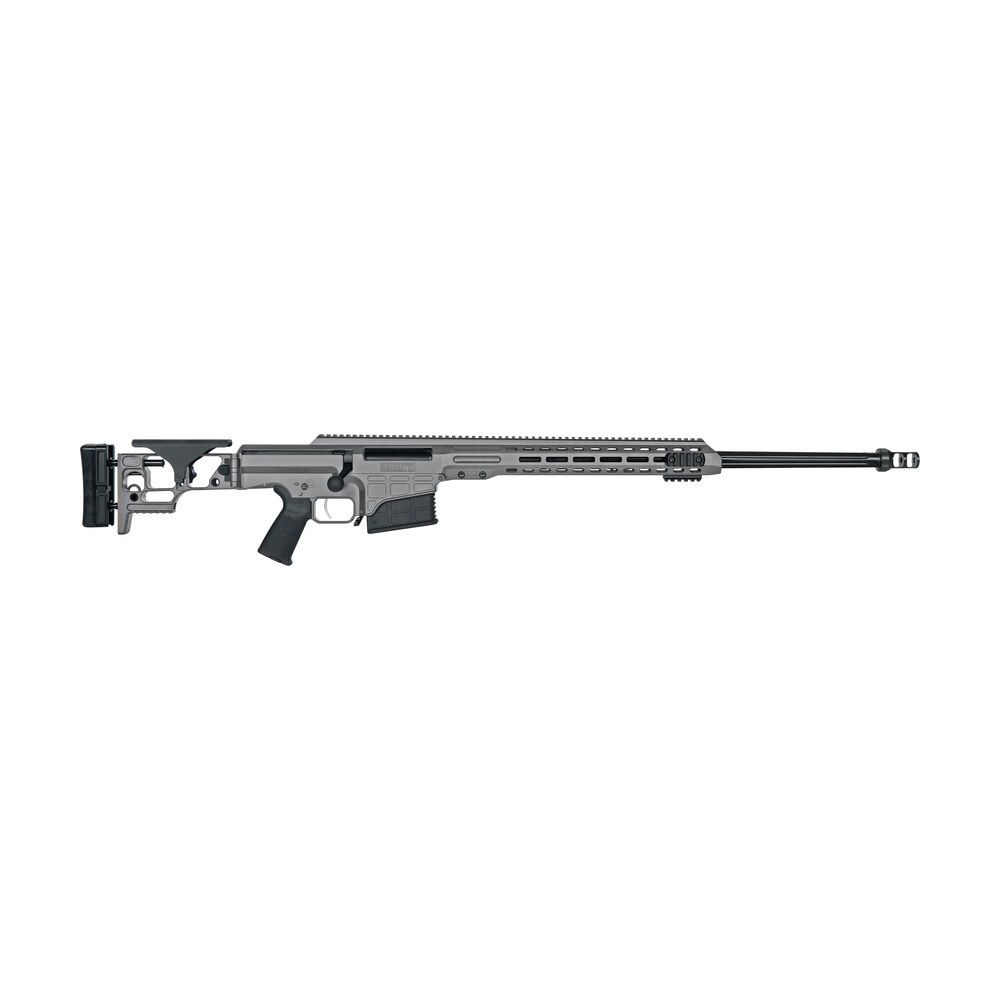 barrett 18480 mrad 338 lapua mag 26" 10+1 gray gray folding with adjustable lop stock black polymer grip right hand Barrett 18480 MRAD 338 Lapua Mag 26" 10+1 Gray Gray Folding Sports South item 132787