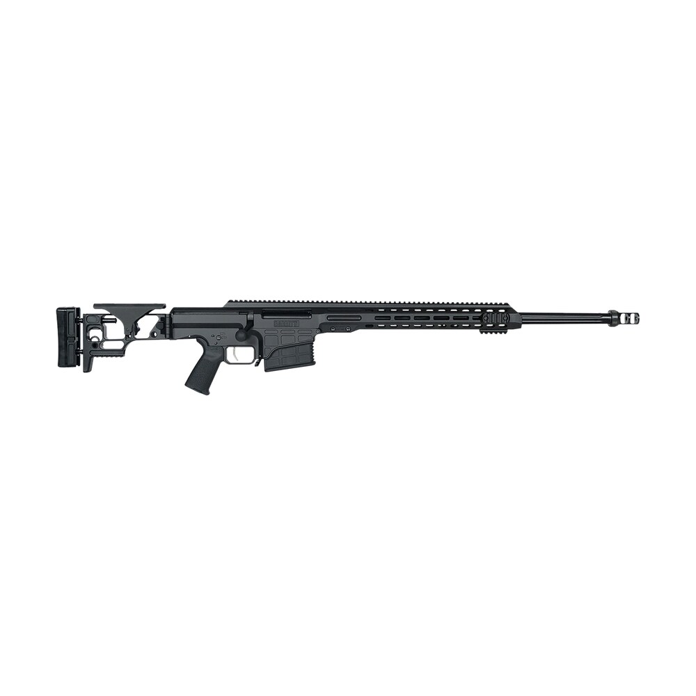 barrett 18496 mrad 6.5 creedmoor 24" 10+1 black cerakote black folding with adjustable lop stock black polymer grip right hand Barrett 18496 MRAD 6.5 Creedmoor 24" 10+1 Black Cerakote Black Folding Sports South item 132795