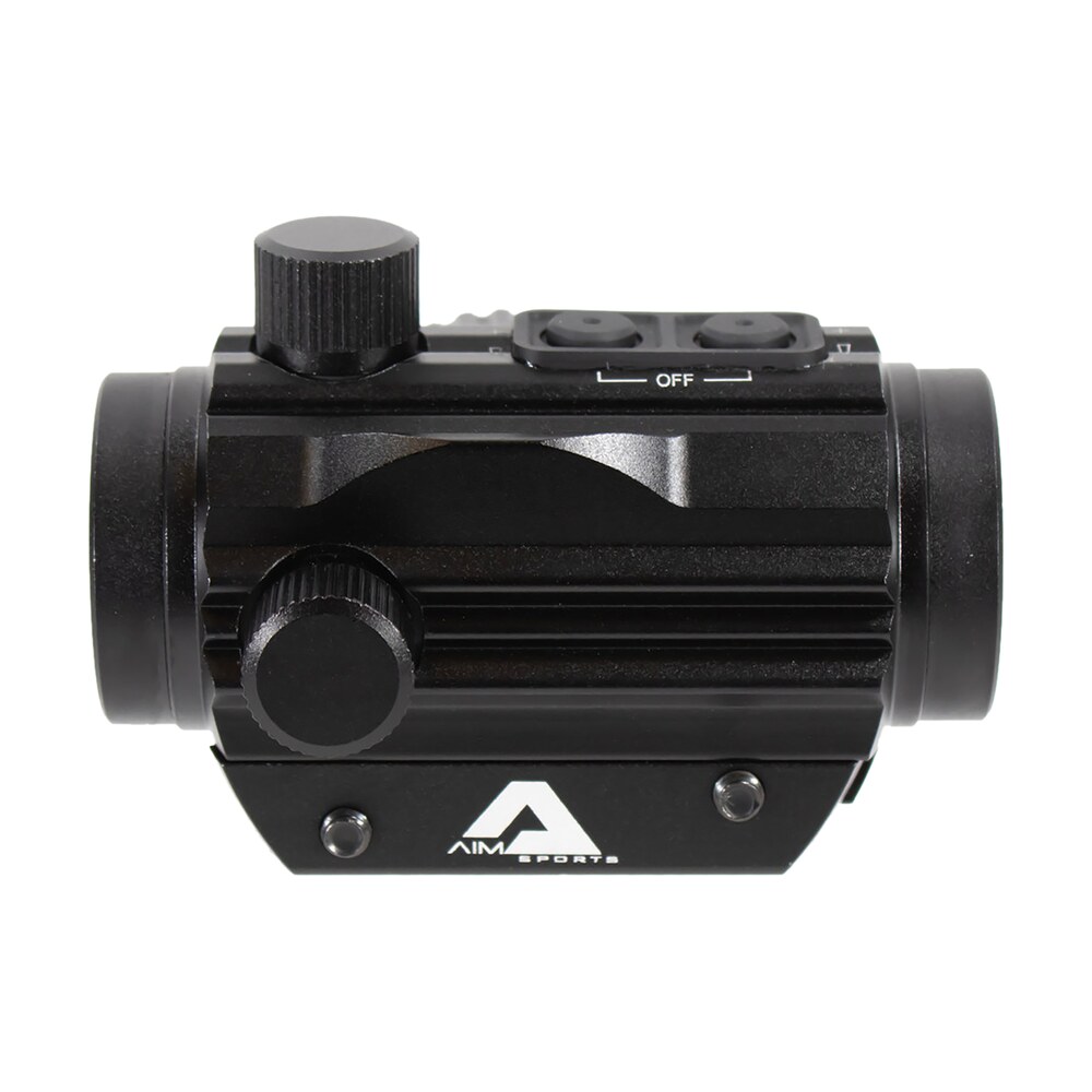 aim sports rd120pe micro dot 5 moa black anodized 1x20mm red/green dual illuminated Aim Sports RD120PE Micro Dot 5 MOA Black Anodized 1x20mm Red/Green Dual Illuminated Sports South item 132812