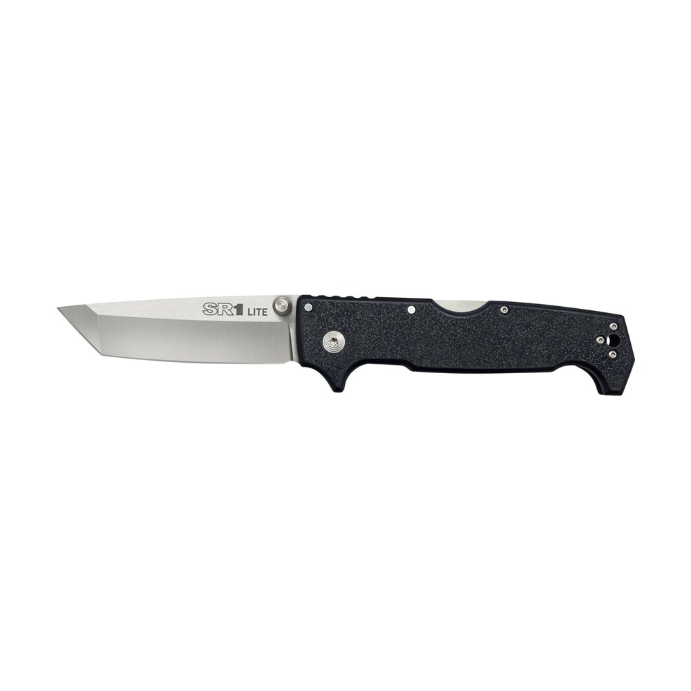 cold steel cs62k1a sr1 lite 4" folding tanto plain 8cr14mov ss blade/black griv ex handle includes pocket clip Cold Steel CS62K1A SR1 Lite 4" Folding Tanto Plain 8Cr14MoV SS Blade/Black Griv-Ex Handle Sports South item 132851