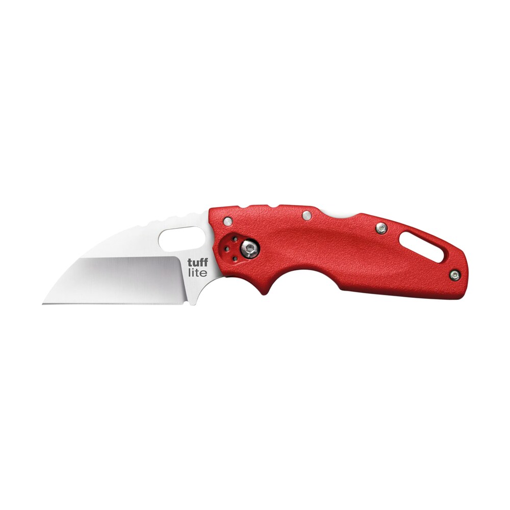 cold steel cs20ltr tuff lite 2.50" folding clip point plain aus 8a ss blade/red griv ex handle includes pocket clip Cold Steel CS20LTR Tuff Lite 2.50" Folding Clip Point Plain AUS-8A SS Blade/Red Griv-Ex Handle Sports South item 132861