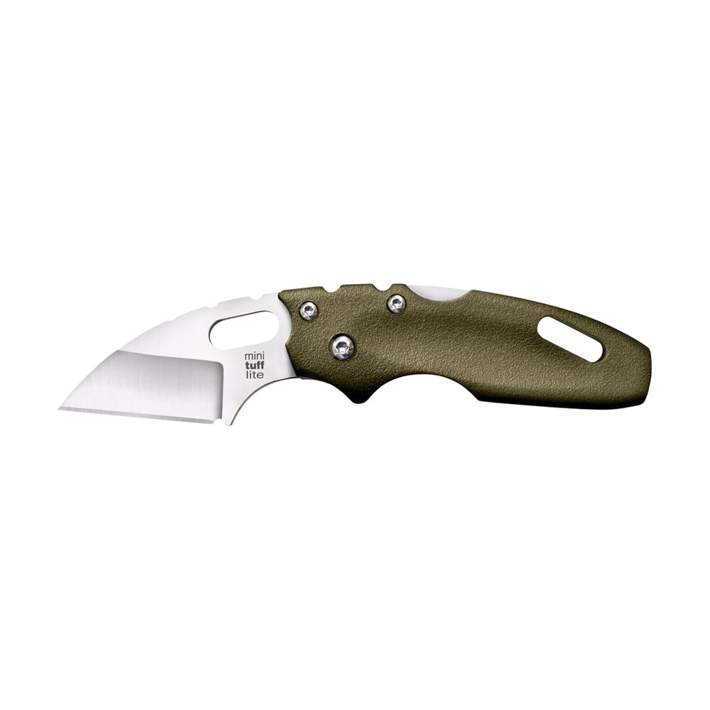 cold steel cs20mtgd tuff lite mini 2" folding sheepsfoot plain 4034 stainless steel blade/od green griv ex handle includes pocket clip Cold Steel CS20MTGD Tuff Lite Mini 2" Folding Sheepsfoot Plain 4034 Stainless Steel Blade/OD Sports South item 132877